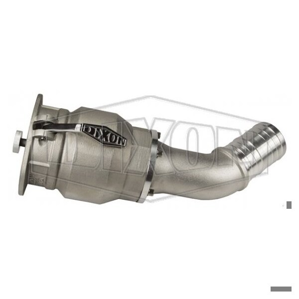 Vapor Recovery Coupler, 4 x 3 in Nominal, Coupler x Hose Shank End Style, Cast Aluminum